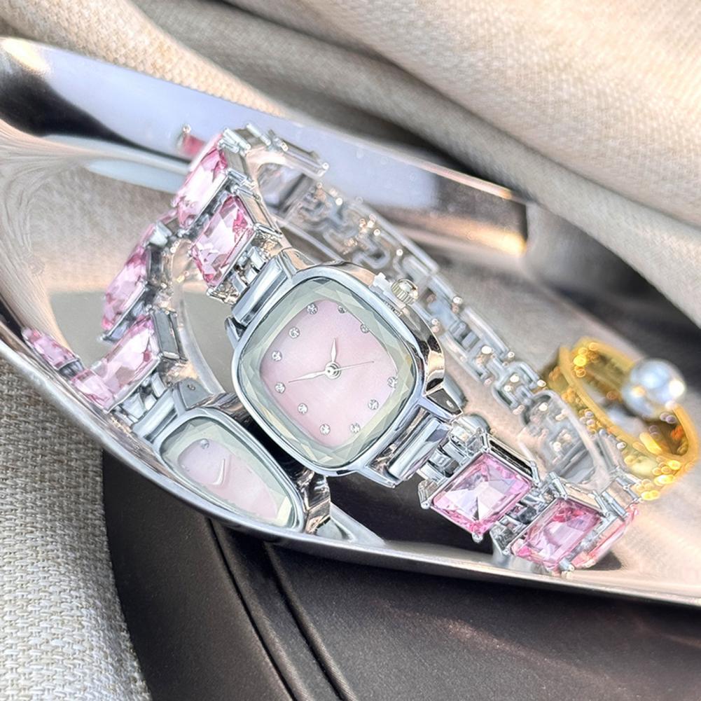 Jewelry Watches Women - Sparkling Bracelet Watch Square Dial Women