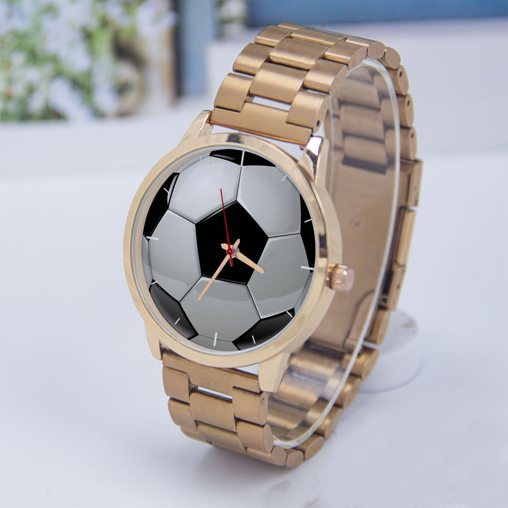 Jewelry Watches Women - Football Soccer Design Fans Silver Man