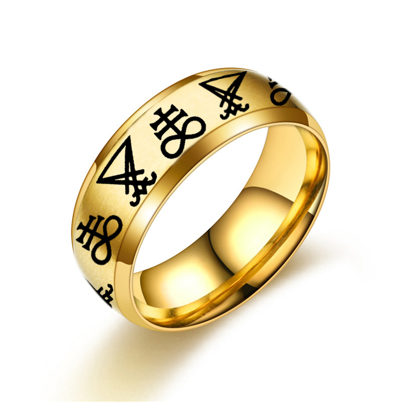 Vintage Gothic Lucifer Seal of - đánh giá và giá Mens Signet Ring