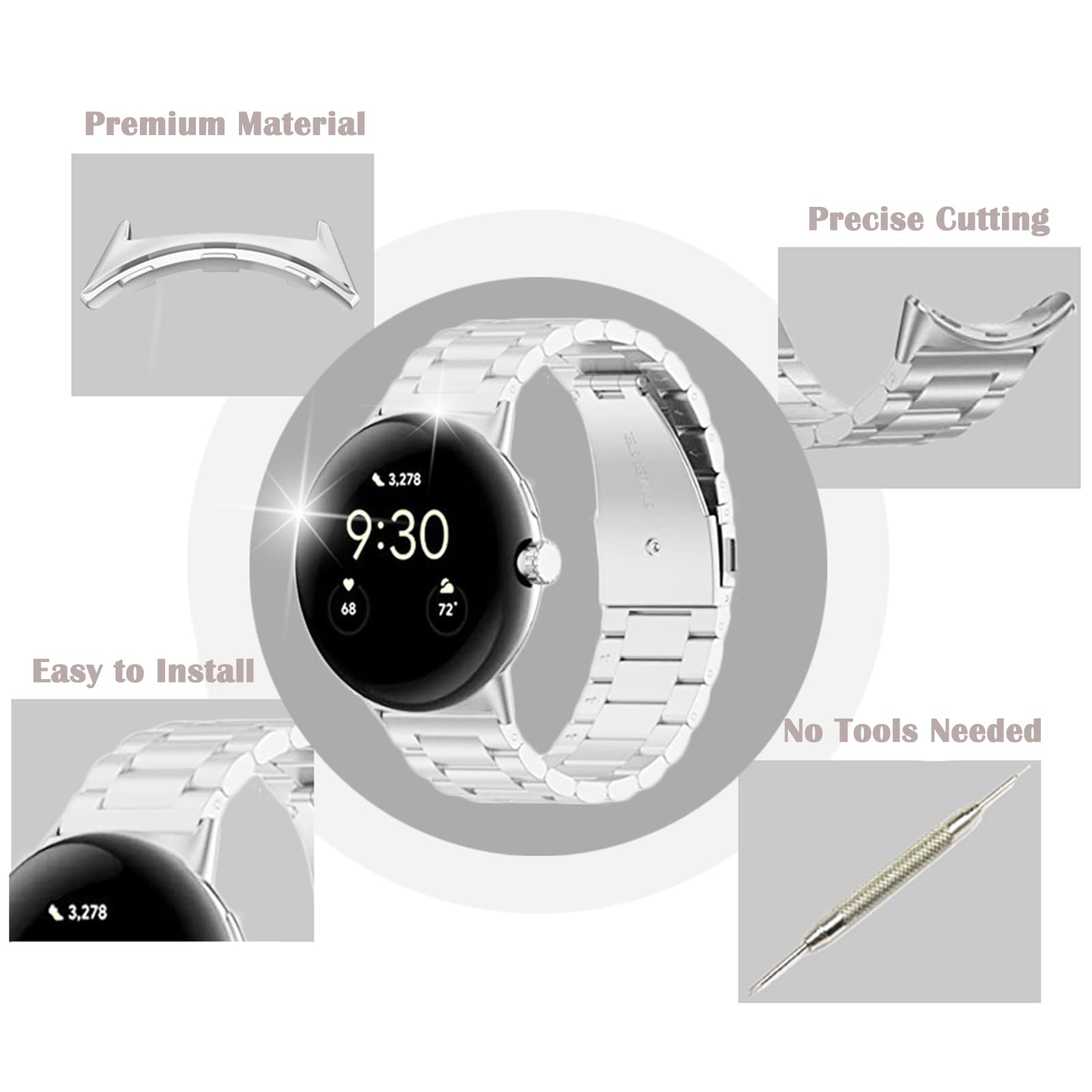 1/2 Cặp Đôi Kim Loại Cổng Kết  - đánh giá và giá Jewelry Stores Watches