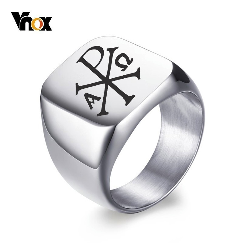 Vnox Giá Rẻ Cá Tính Tem Nhẫn C - đánh giá và giá Mens Signet Ring
