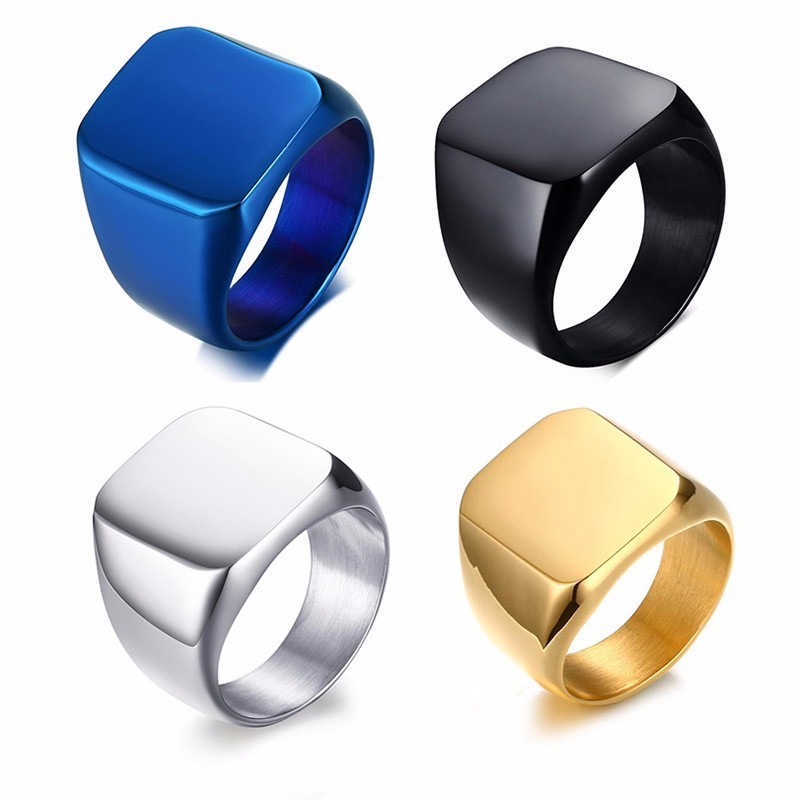 Vnox Giá Rẻ Cá Tính Tem Nhẫn C - đánh giá và giá Mens Signet Ring