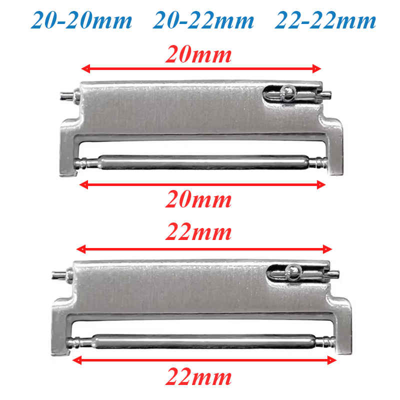 2pcs Watch Band Adapters 20mm  - đánh giá và giá Jewelry Stores Watches