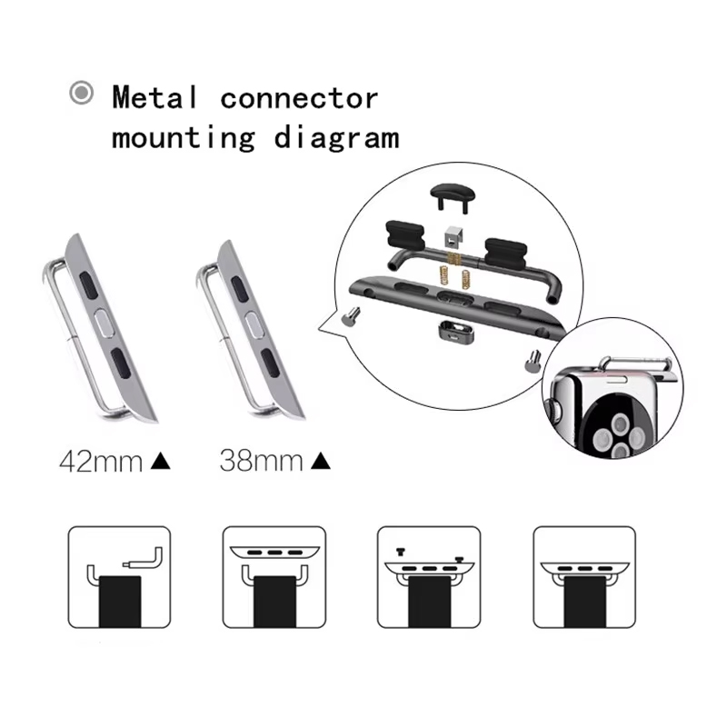 2pcs Stainless Steel Connector - đánh giá và giá Jewelry Stores Watches