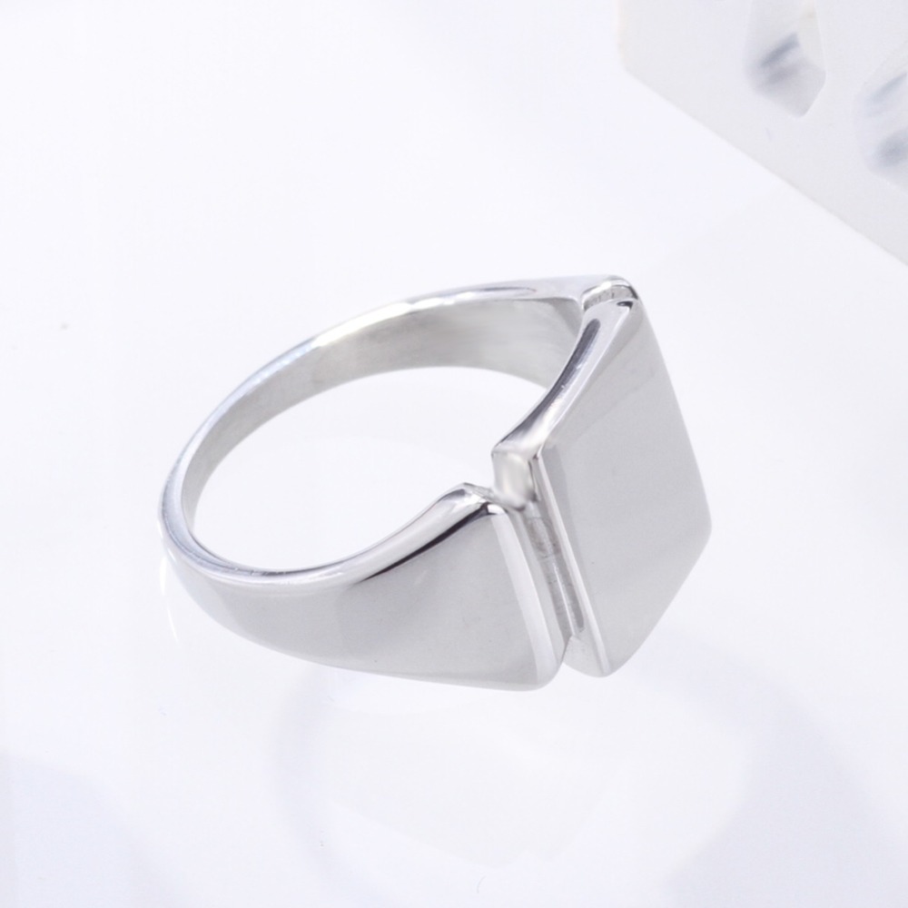 Linh Hồn Nam Thép Titan Nhẫn N - đánh giá và giá Mens Signet Ring