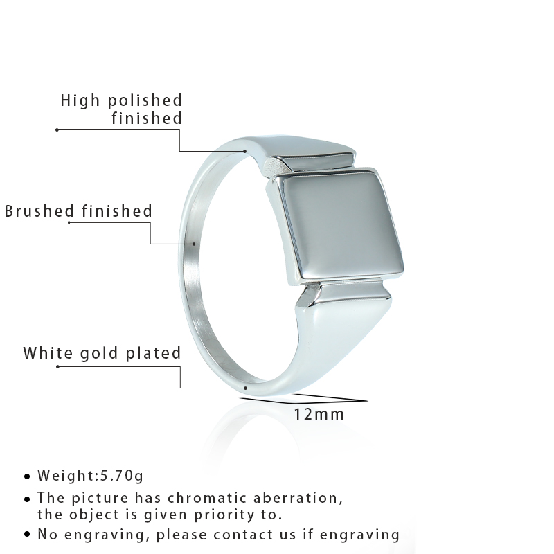 Linh Hồn Nam Thép Titan Nhẫn N - đánh giá và giá Mens Signet Ring