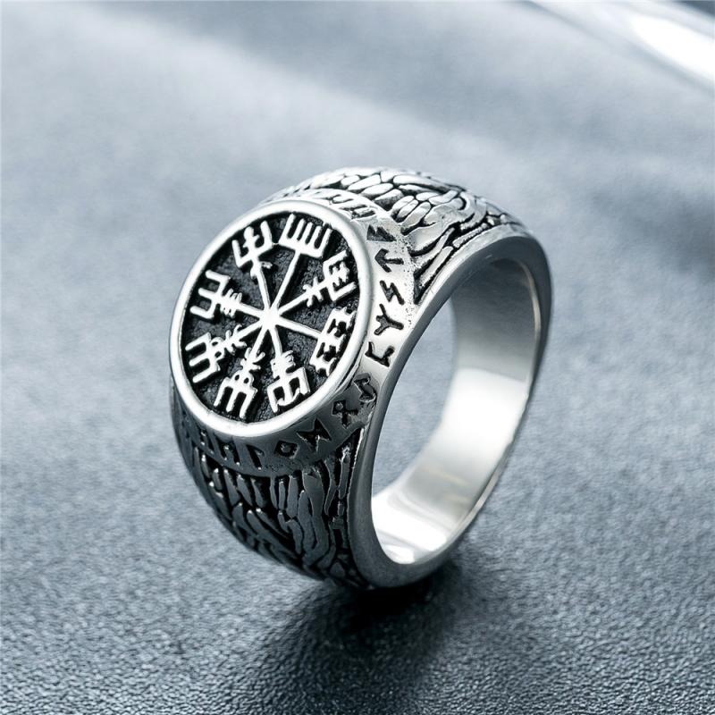 Vintage Viking Rune Signet Sca - đánh giá và giá Mens Signet Ring