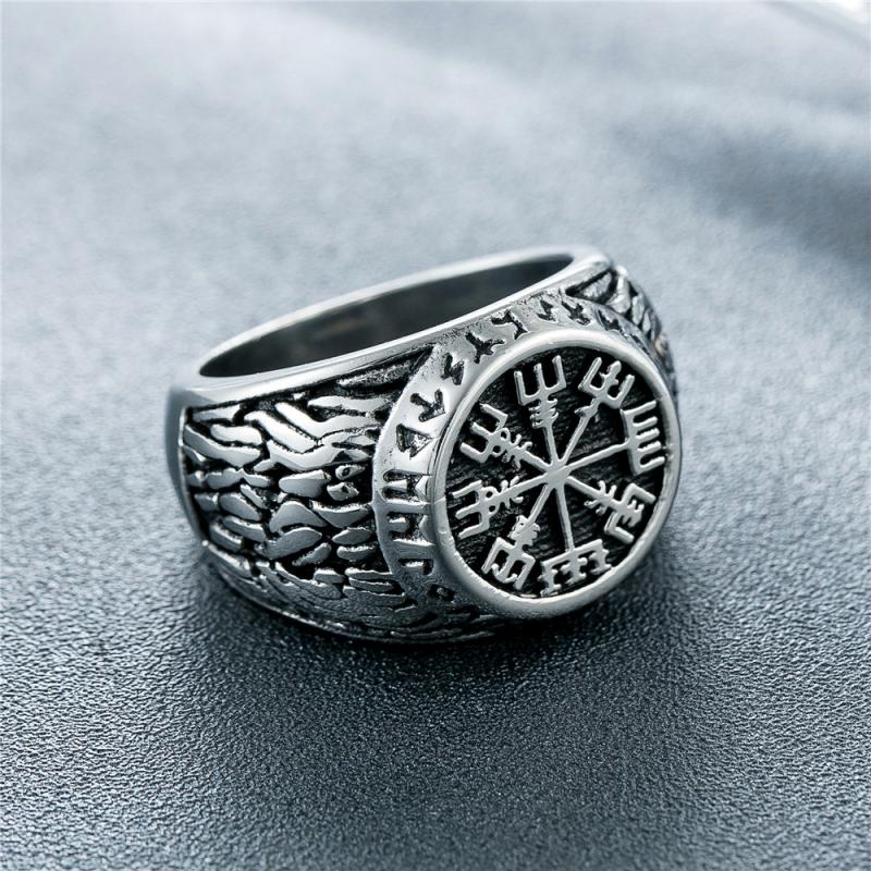 Vintage Viking Rune Signet Sca - đánh giá và giá Mens Signet Ring