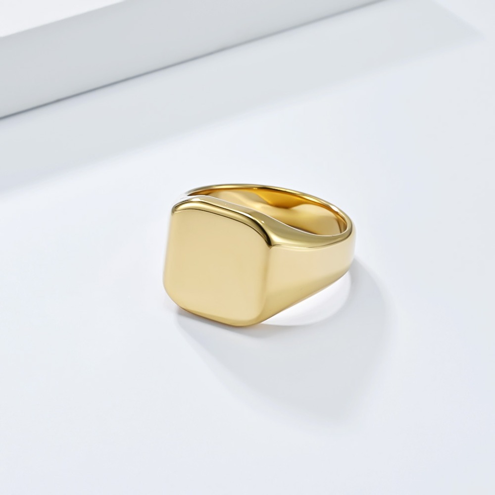 Somen Signet Square Tungsten C - đánh giá và giá Mens Signet Ring