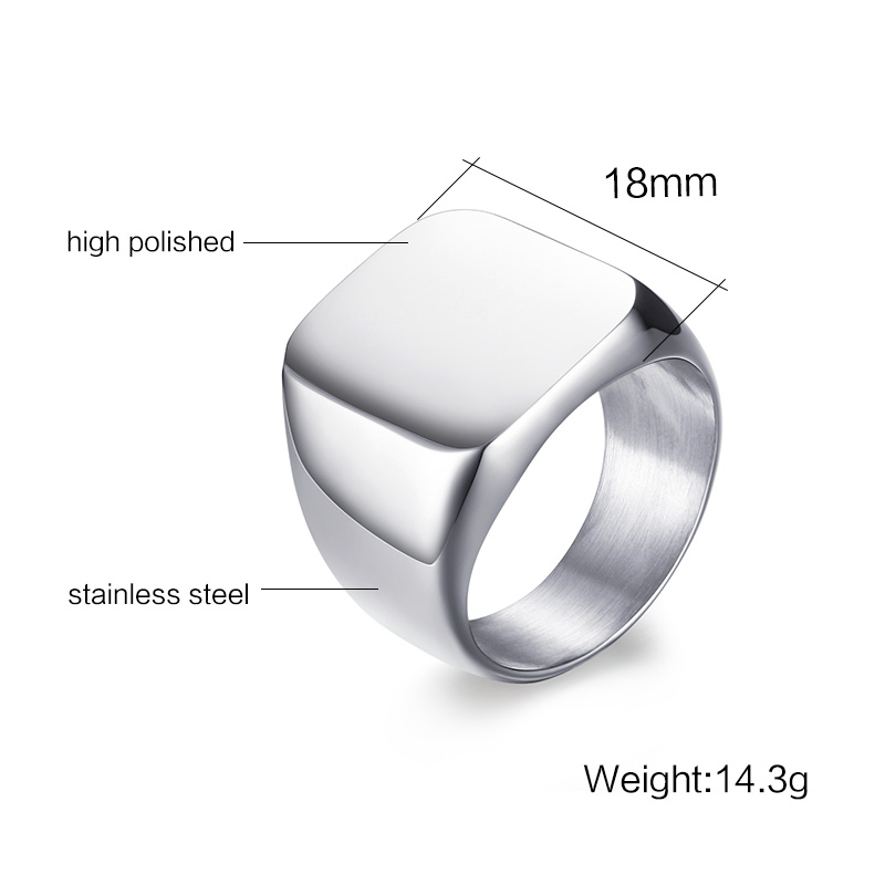 Vnox Đá Punk Sóc Cây Signet Nh - đánh giá và giá Mens Signet Ring