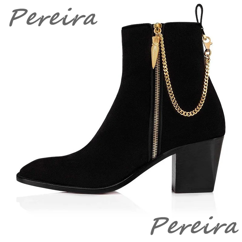 Men Suede Ankle Boots Gold Cha - đánh giá và giá Anklet Foot Chain