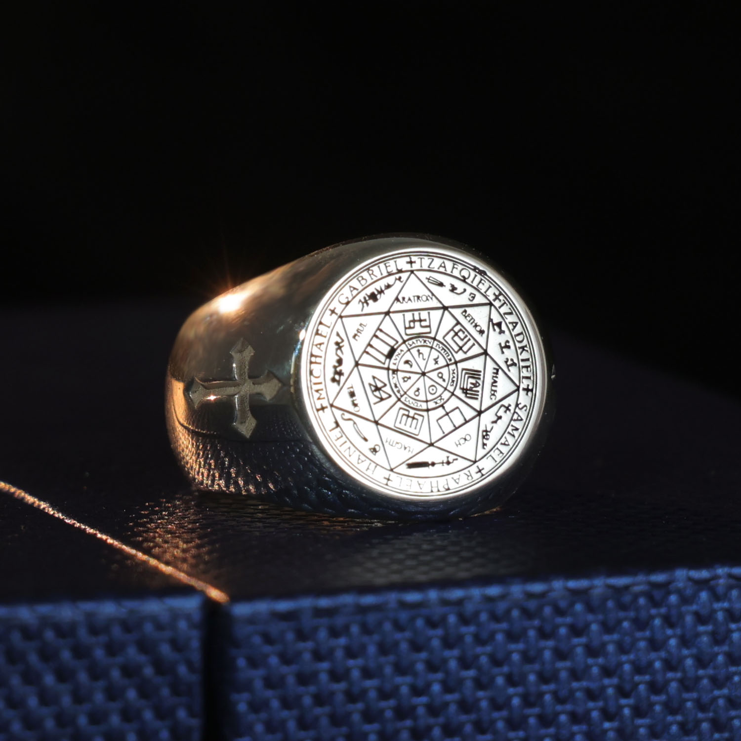 20mm Solid Signet Ring 925 Sil - đánh giá và giá Mens Signet Ring