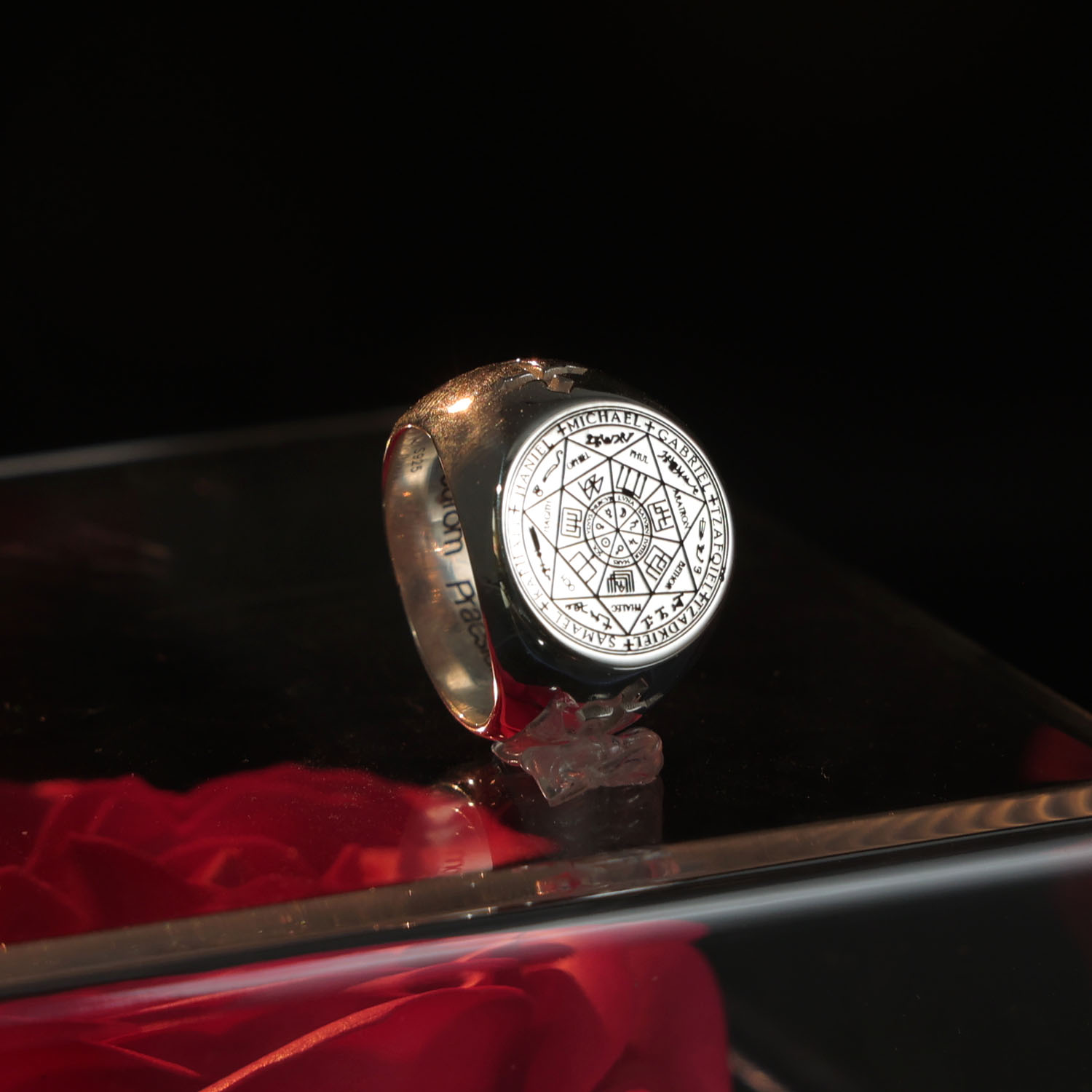 20mm Solid Signet Ring 925 Sil - đánh giá và giá Mens Signet Ring