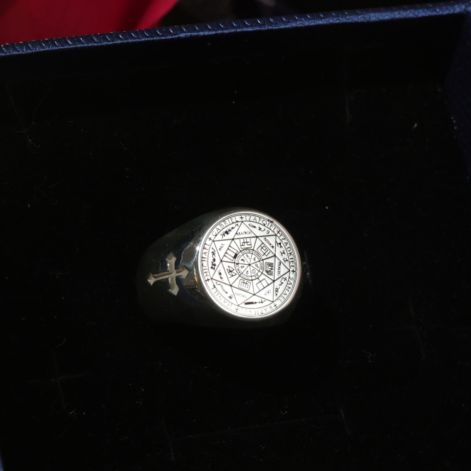 20mm Solid Signet Ring 925 Sil - đánh giá và giá Mens Signet Ring