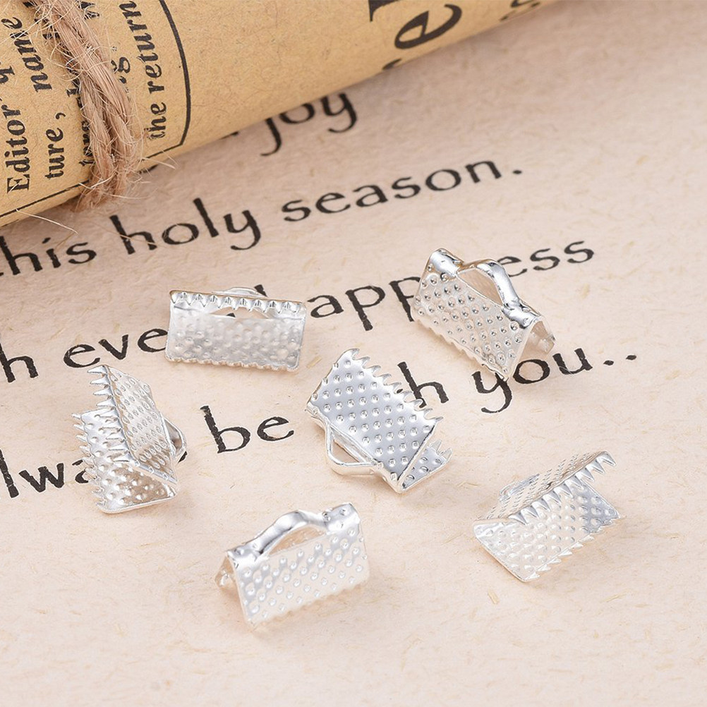 100Pcs Iron Ribbon Pinch Crimp - đánh giá và giá Jewelry Repair & Watches Durham Nc