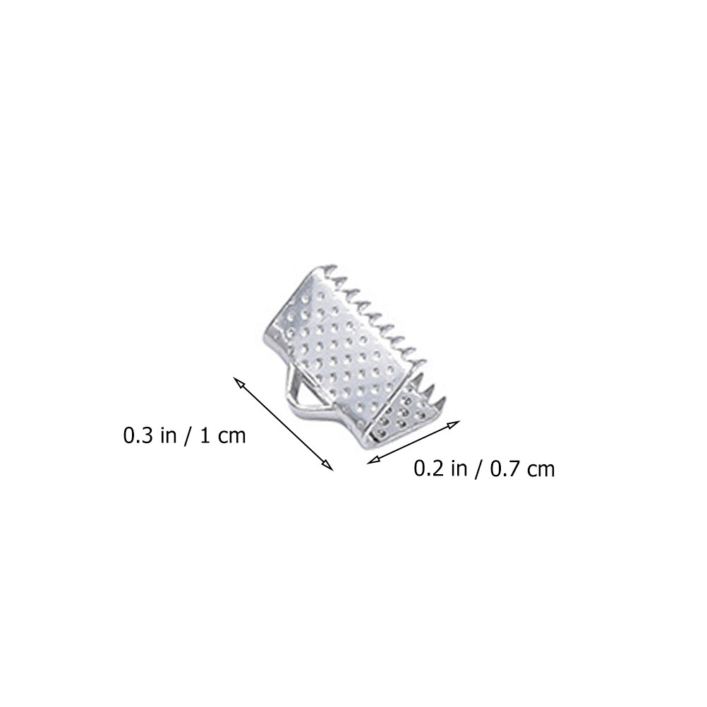 100Pcs Iron Ribbon Pinch Crimp - đánh giá và giá Jewelry Repair & Watches Durham Nc