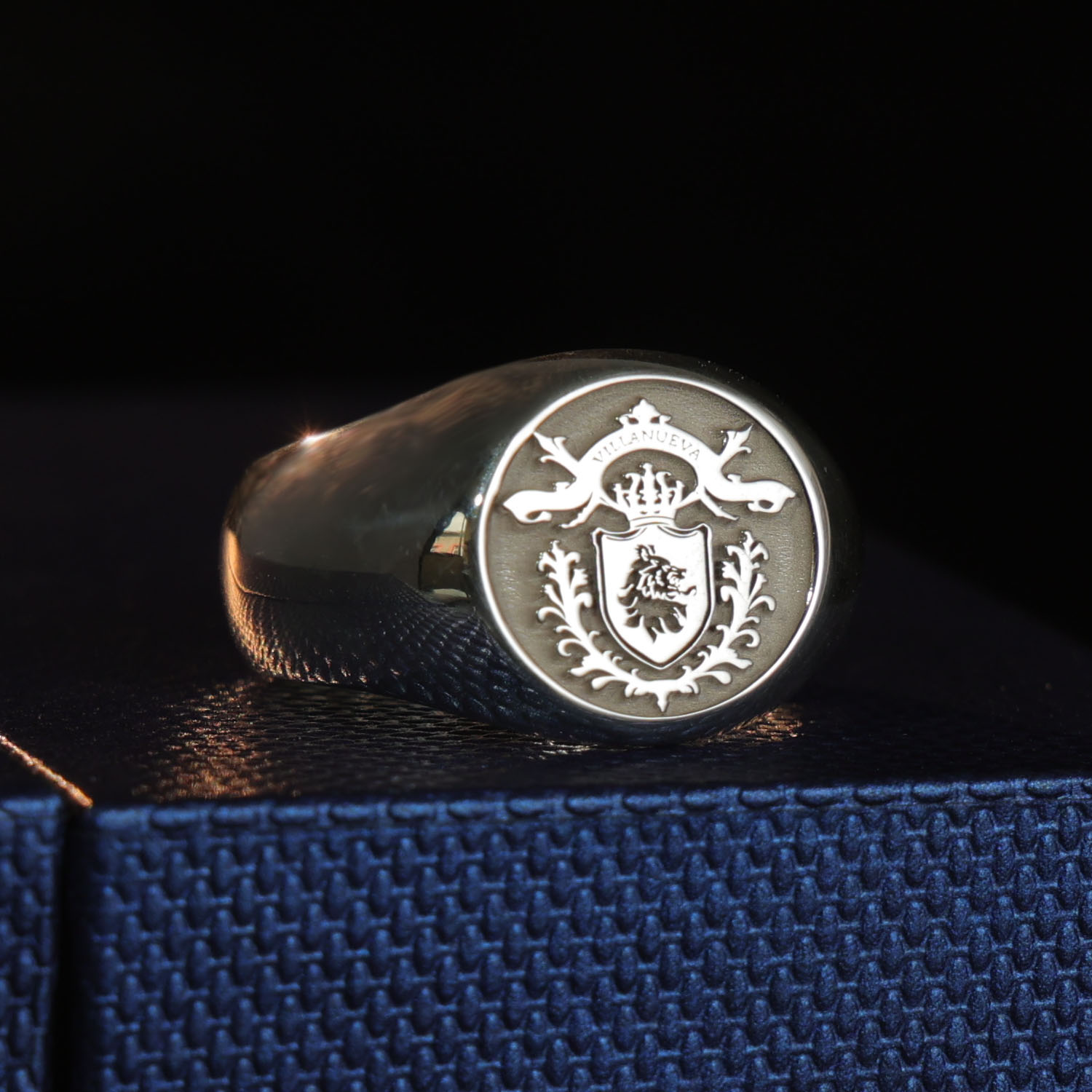 17mm Round 925 Solid Silver Me - đánh giá và giá Mens Signet Ring