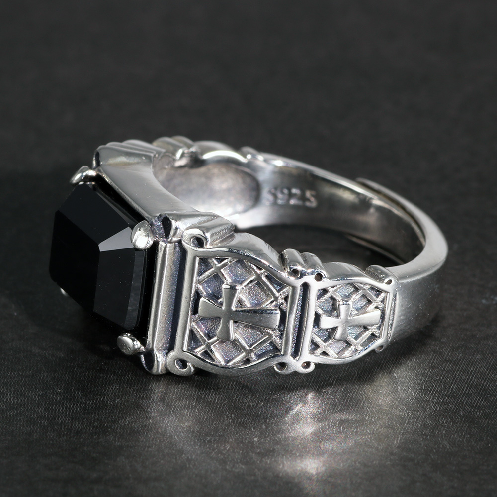 Vintage Punk Bạc 925 Trang Sức - đánh giá và giá Mens Signet Ring